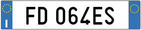 Truck License Plate